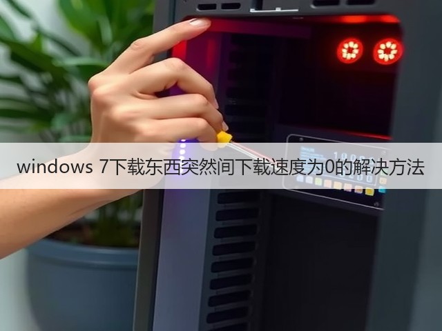 windows 7下载东西突然间下载速度为0的解决方法(图2) windows 7下载东西突然间下载速度为0的解决方法(图2)
