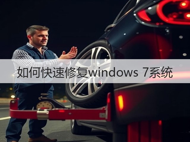 如何快速修复windows 7系统(图2) 如何快速修复windows 7系统(图2)