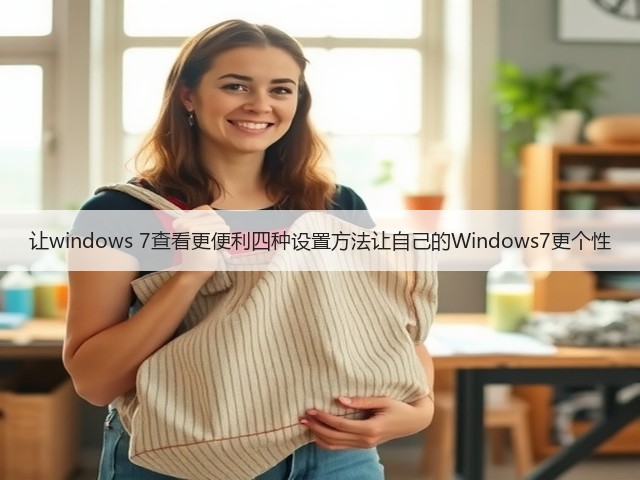 让windows 7查看更便利四种设置方法让自己的Windows7更个性(图3) 让windows 7查看更便利四种设置方法让自己的Windows7更个性(图3)