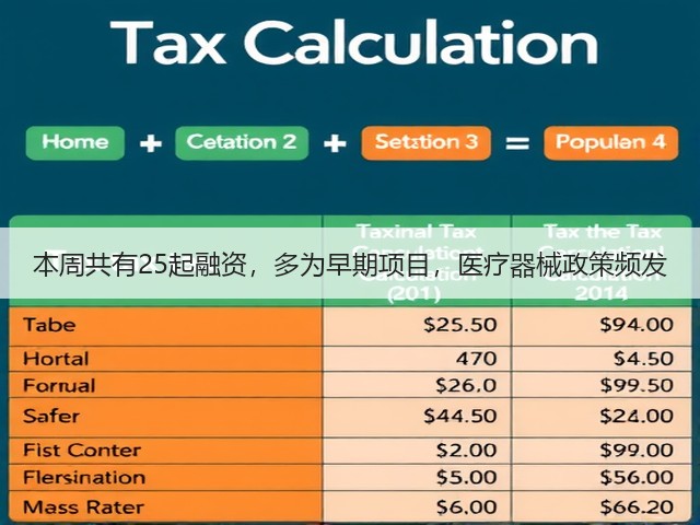 本周共有25起融资,多为早期项目,医疗器械政策频发(图3) 本周共有25起融资,多为早期项目,医疗器械政策频发(图3)