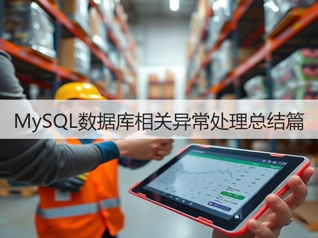 MySQL数据库相关异常处理总结篇(图3) MySQL数据库相关异常处理总结篇(图3)