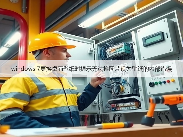 windows 7更换桌面壁纸时提示无法将图片设为壁纸的内部错误(图2) windows 7更换桌面壁纸时提示无法将图片设为壁纸的内部错误(图2)