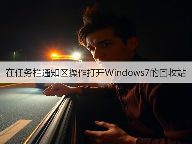 在任务栏通知区操作打开Windows7的回收站(图2)