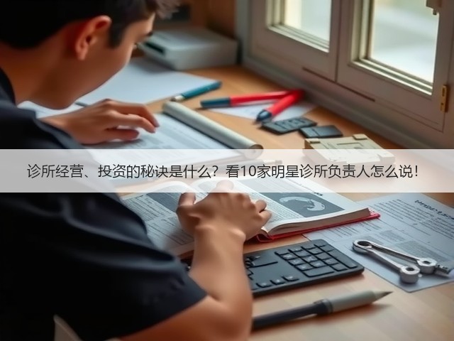 诊所经营、投资的秘诀是什么?看10家明星诊所负责人怎么说!(图2) 诊所经营、投资的秘诀是什么?看10家明星诊所负责人怎么说!(图2)