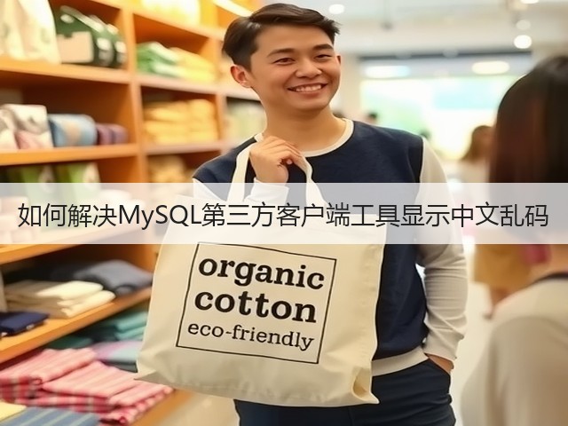 如何解决MySQL第三方客户端工具显示中文乱码(图2) 如何解决MySQL第三方客户端工具显示中文乱码(图2)