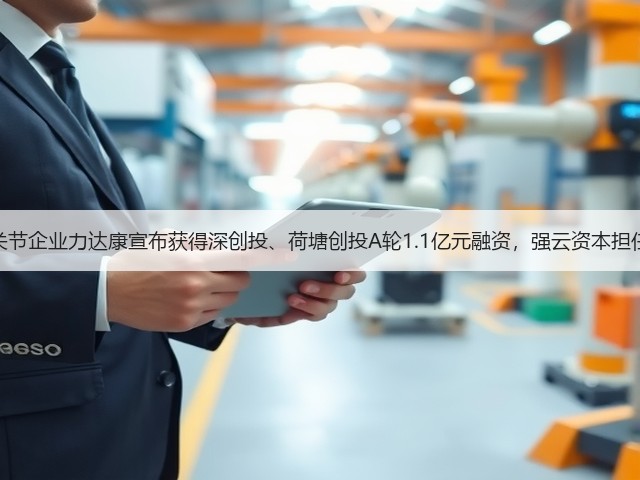 【专访】人工关节企业力达康宣布获得深创投、荷塘创投A轮1.1亿元融资,强云资本担任独家财务顾问(图1) 【专访】人工关节企业力达康宣布获得深创投、荷塘创投A轮1.1亿元融资,强云资本担任独家财务顾问(图1)