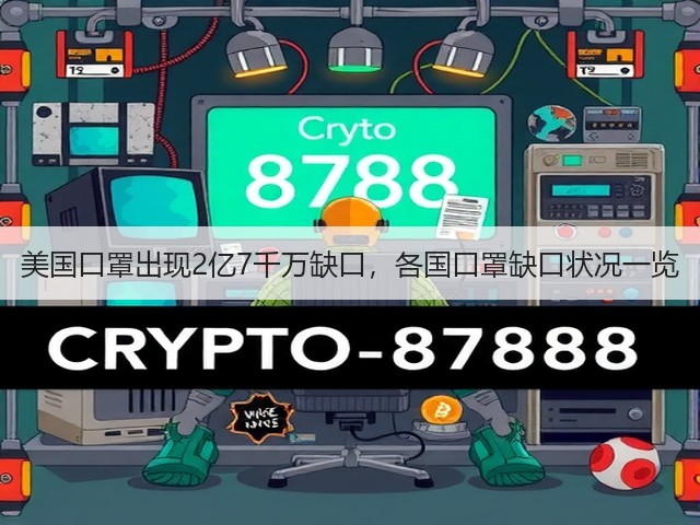 美国口罩出现2亿7千万缺口，各国口罩缺口状况一览(图1)