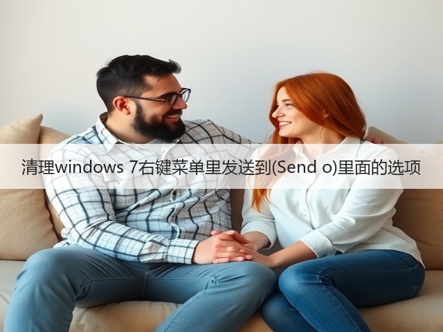 清理windows 7右键菜单里发送到(Send o)里面的选项(图1) 清理windows 7右键菜单里发送到(Send o)里面的选项(图1)