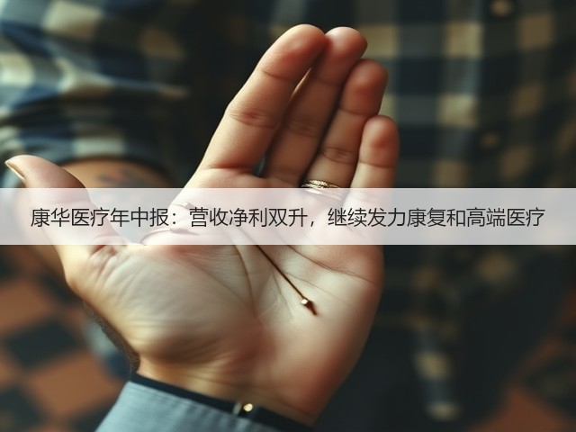 康华医疗年中报：营收净利双升，继续发力康复和高端医疗(图3)