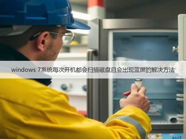 windows 7系统每次开机都会扫描磁盘且会出现蓝屏的解决方法(图3)