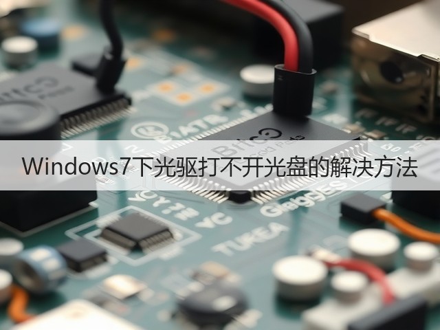 Windows7下光驱打不开光盘的解决方法(图2)
