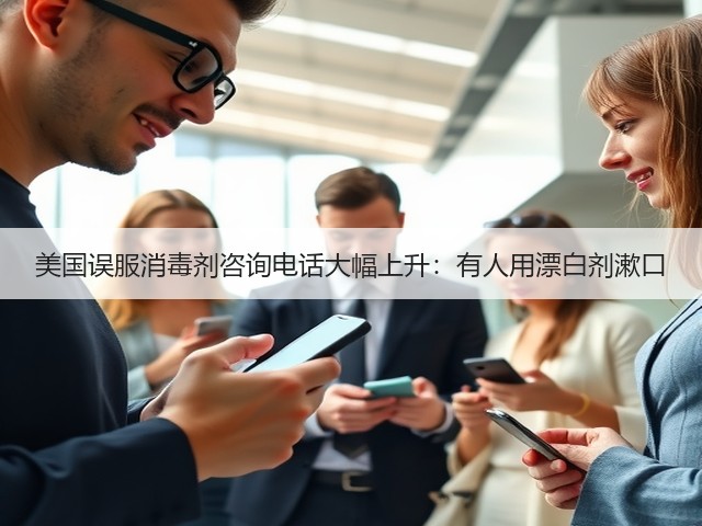 美国误服消毒剂咨询电话大幅上升:有人用漂白剂漱口(图1) 美国误服消毒剂咨询电话大幅上升:有人用漂白剂漱口(图1)