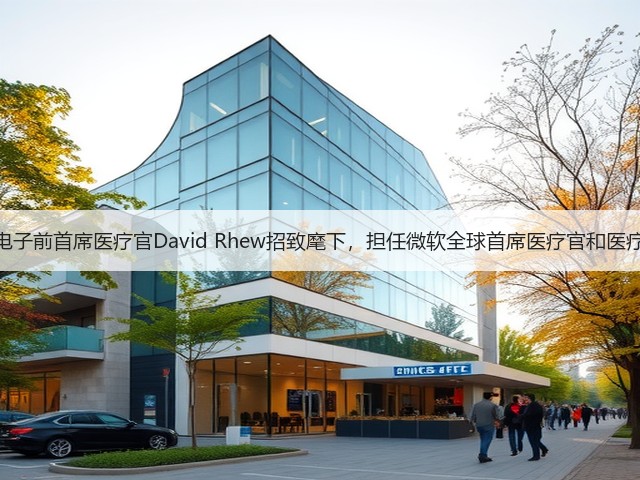 微软将三星电子前首席医疗官David Rhew招致麾下,担任微软全球首席医疗官和医疗保健副总裁(图1) 微软将三星电子前首席医疗官David Rhew招致麾下,担任微软全球首席医疗官和医疗保健副总裁(图1)