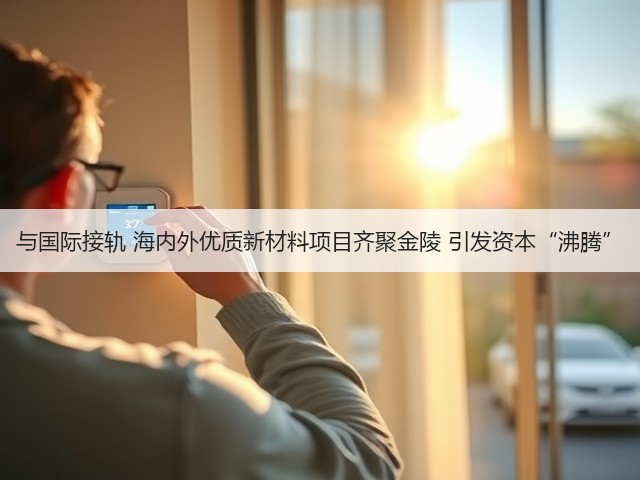 与国际接轨 海内外优质新材料项目齐聚金陵 引发资本“沸腾”(图3) 与国际接轨 海内外优质新材料项目齐聚金陵 引发资本“沸腾”(图3)