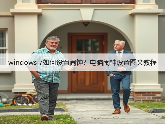 windows 7如何设置闹钟?电脑闹钟设置图文教程(图1) windows 7如何设置闹钟?电脑闹钟设置图文教程(图1)