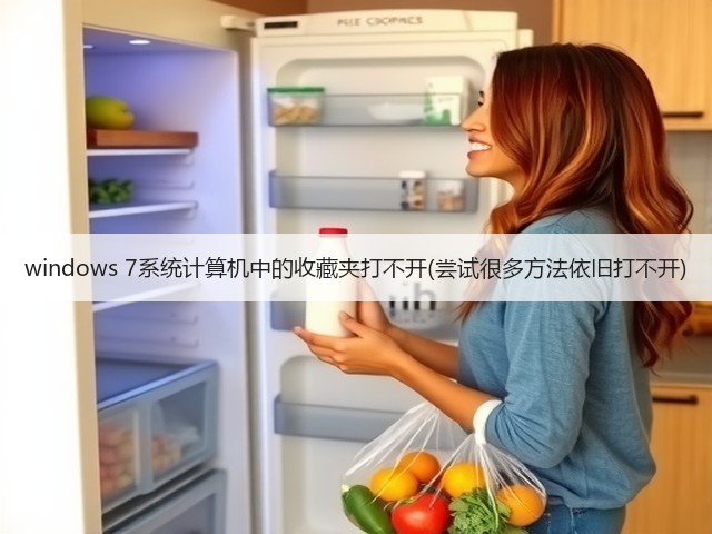 windows 7系统计算机中的收藏夹打不开(尝试很多方法依旧打不开)(图3)