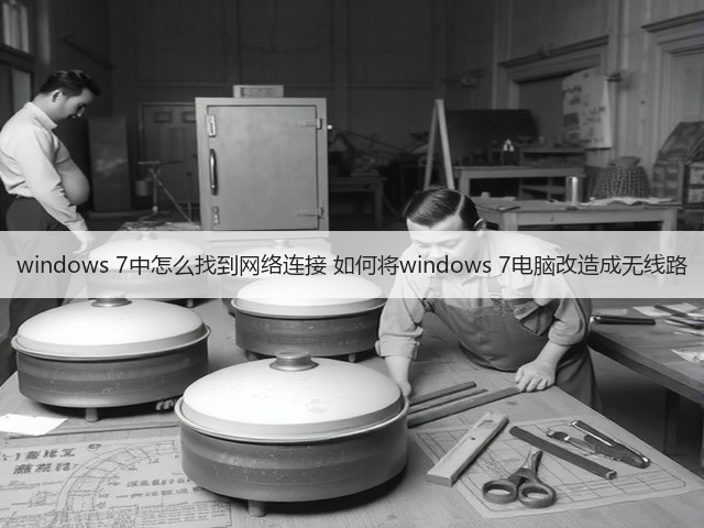 windows 7中怎么找到网络连接 如何将windows 7电脑改造成无线路(图1) windows 7中怎么找到网络连接 如何将windows 7电脑改造成无线路(图1)