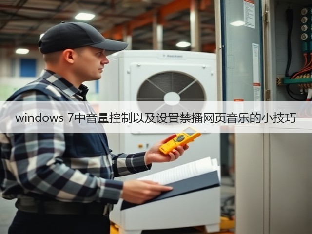 windows 7中音量控制以及设置禁播网页音乐的小技巧(图1) windows 7中音量控制以及设置禁播网页音乐的小技巧(图1)