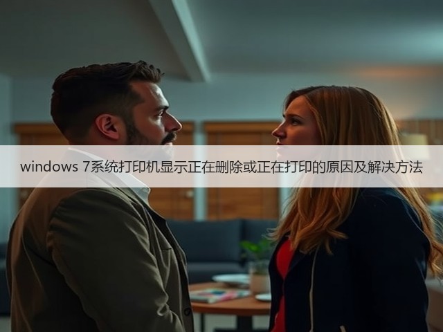 windows 7系统打印机显示正在删除或正在打印的原因及解决方法(图2) windows 7系统打印机显示正在删除或正在打印的原因及解决方法(图2)