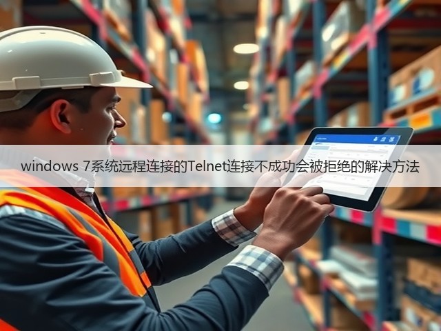 windows 7系统远程连接的Telnet连接不成功会被拒绝的解决方法(图1) windows 7系统远程连接的Telnet连接不成功会被拒绝的解决方法(图1)