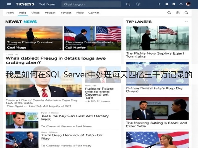 我是如何在SQL Server中处理每天四亿三千万记录的(图3) 我是如何在SQL Server中处理每天四亿三千万记录的(图3)