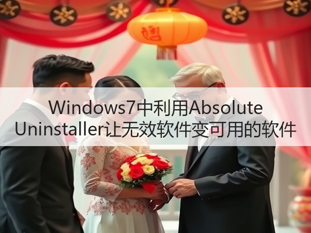 Windows7中利用Absolute Uninstaller让无效软件变可用的软件(图3)