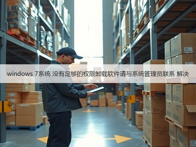 windows 7系统 没有足够的权限卸载软件请与系统管理员联系 解决(图2) windows 7系统 没有足够的权限卸载软件请与系统管理员联系 解决(图2)