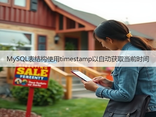 MySQL表结构使用timestamp以自动获取当前时间(图3) MySQL表结构使用timestamp以自动获取当前时间(图3)
