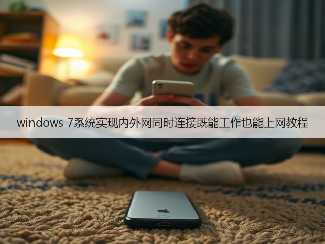 windows 7系统实现内外网同时连接既能工作也能上网教程(图2) windows 7系统实现内外网同时连接既能工作也能上网教程(图2)