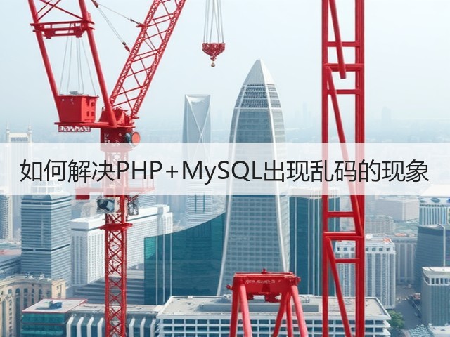 如何解决PHP+MySQL出现乱码的现象(图2)