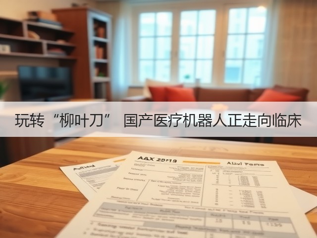 玩转“柳叶刀” 国产医疗机器人正走向临床(图1) 玩转“柳叶刀” 国产医疗机器人正走向临床(图1)