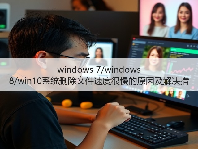 windows 7/windows 8/win10系统删除文件速度很慢的原因及解决措(图1) windows 7/windows 8/win10系统删除文件速度很慢的原因及解决措(图1)