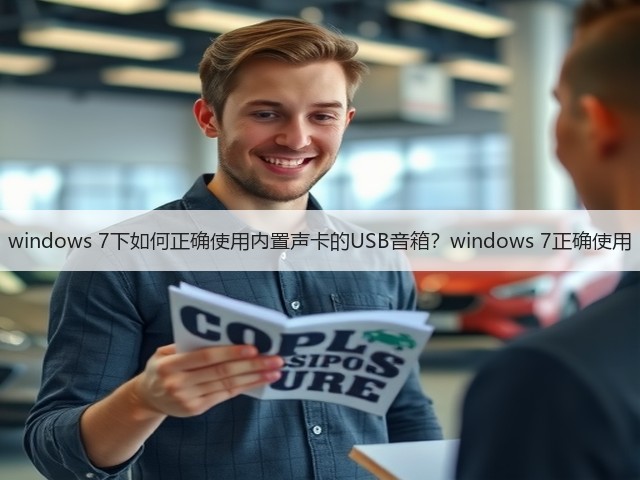 windows 7下如何正确使用内置声卡的USB音箱?windows 7正确使用(图2) windows 7下如何正确使用内置声卡的USB音箱?windows 7正确使用(图2)