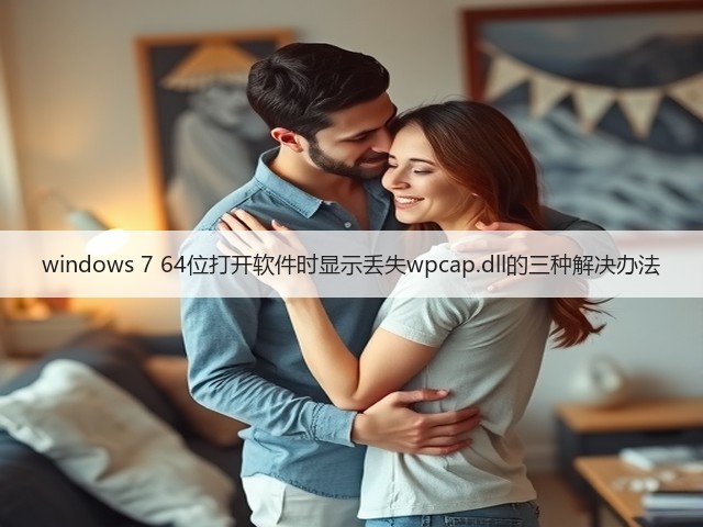 windows 7 64位打开软件时显示丢失wpcap.dll的三种解决办法(图2)