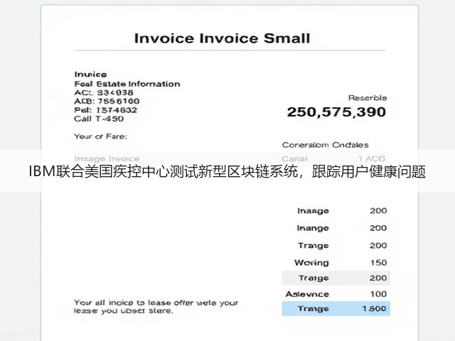 IBM联合美国疾控中心测试新型区块链系统,跟踪用户健康问题(图1) IBM联合美国疾控中心测试新型区块链系统,跟踪用户健康问题(图1)