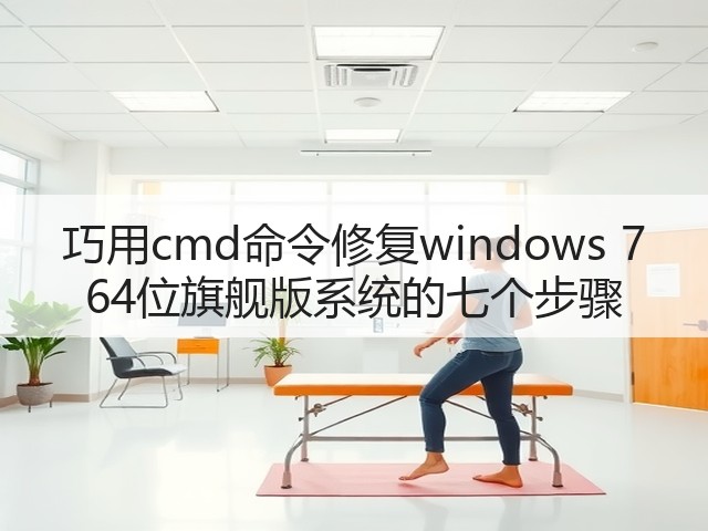 巧用cmd命令修复windows 7 64位旗舰版系统的七个步骤(图1)