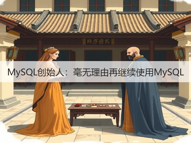 MySQL创始人：毫无理由再继续使用MySQL(图2)