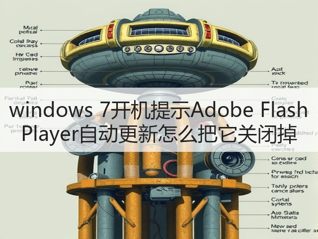 windows 7开机提示Adobe Flash Player自动更新怎么把它关闭掉(图2) windows 7开机提示Adobe Flash Player自动更新怎么把它关闭掉(图2)