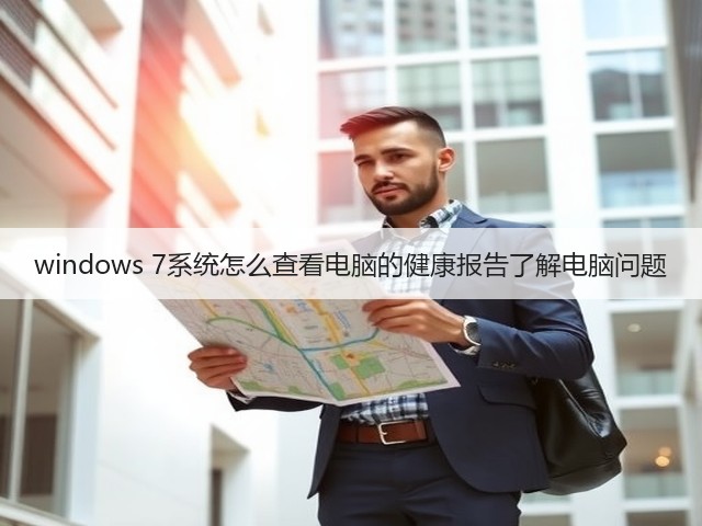 windows 7系统怎么查看电脑的健康报告了解电脑问题(图2)