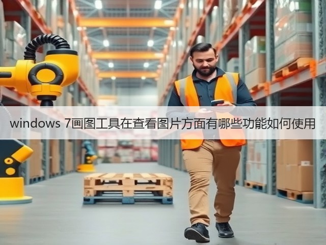 windows 7画图工具在查看图片方面有哪些功能如何使用(图3) windows 7画图工具在查看图片方面有哪些功能如何使用(图3)