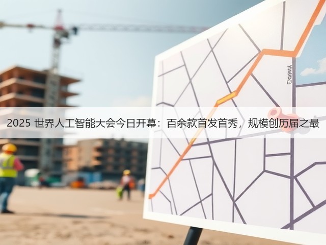 2025 世界人工智能大会今日开幕:百余款首发首秀,规模创历届之最(图2) 2025 世界人工智能大会今日开幕:百余款首发首秀,规模创历届之最(图2)