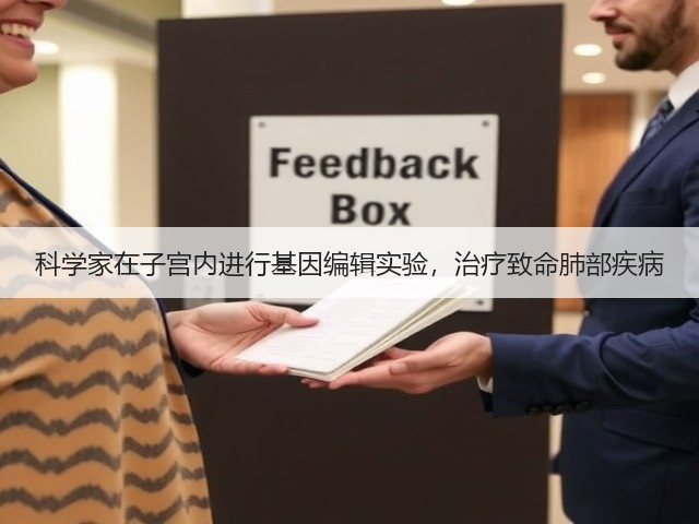 科学家在子宫内进行基因编辑实验,治疗致命肺部疾病(图2) 科学家在子宫内进行基因编辑实验,治疗致命肺部疾病(图2)