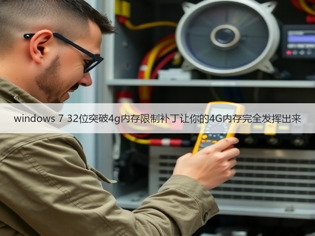 windows 7 32位突破4g内存限制补丁让你的4G内存完全发挥出来(图2) windows 7 32位突破4g内存限制补丁让你的4G内存完全发挥出来(图2)