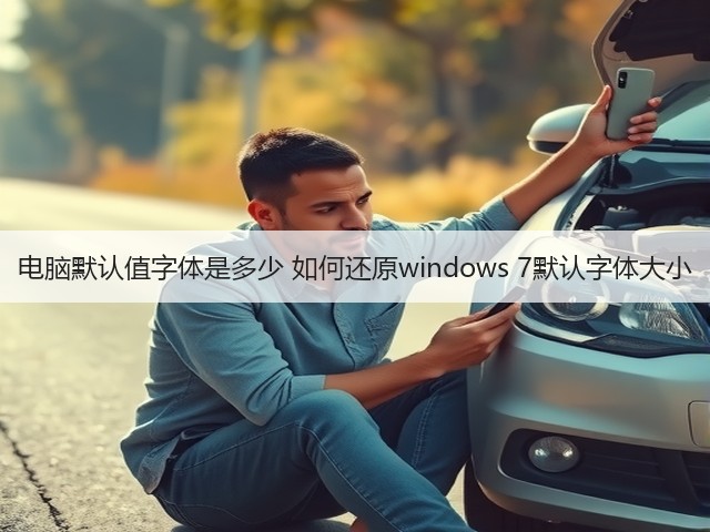 电脑默认值字体是多少 如何还原windows 7默认字体大小(图3) 电脑默认值字体是多少 如何还原windows 7默认字体大小(图3)