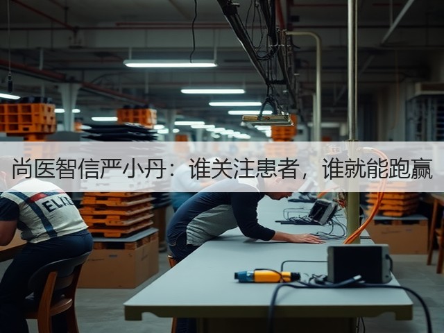 尚医智信严小丹:谁关注患者,谁就能跑赢(图2) 尚医智信严小丹:谁关注患者,谁就能跑赢(图2)