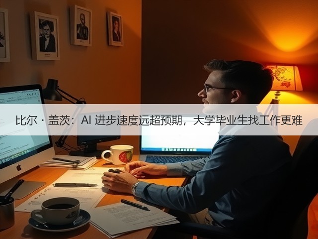比尔・盖茨:AI 进步速度远超预期,大学毕业生找工作更难(图1) 比尔・盖茨:AI 进步速度远超预期,大学毕业生找工作更难(图1)