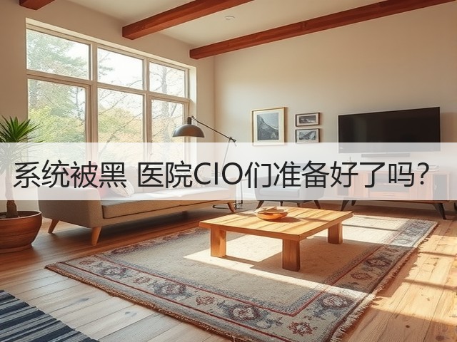 系统被黑 医院CIO们准备好了吗?(图1) 系统被黑 医院CIO们准备好了吗?(图1)