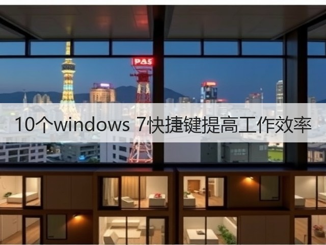 10个windows 7快捷键提高工作效率(图1) 10个windows 7快捷键提高工作效率(图1)