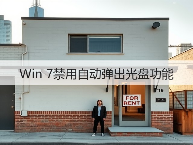 Win 7禁用自动弹出光盘功能(图3)