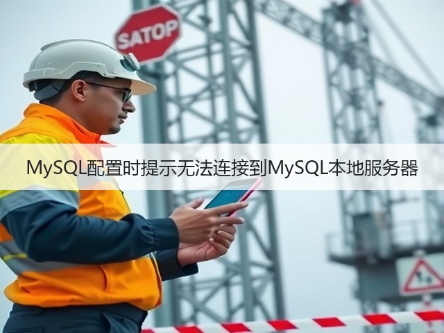 MySQL配置时提示无法连接到MySQL本地服务器(图2) MySQL配置时提示无法连接到MySQL本地服务器(图2)